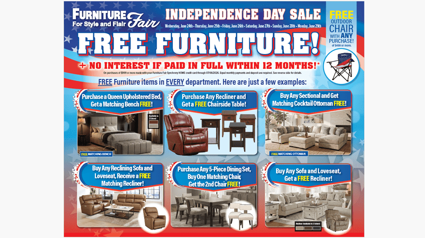 Furniture Fair lets ‘free’ ring during holiday sale - Furniture Today