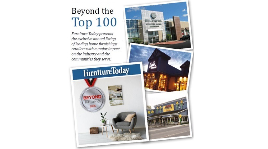 Become one of Furniture Today’s featured Beyond the Top 100 retailers - Furniture Today
