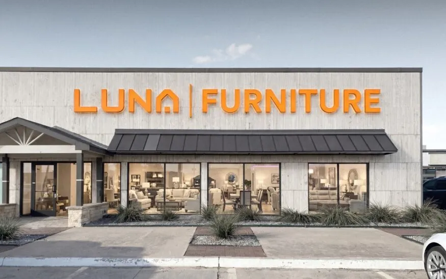 In 10 years, Luna Furniture has grown from a single Houston location to four stores and a nationwide e-commerce operation. Image courtesy of Luna Furniture.