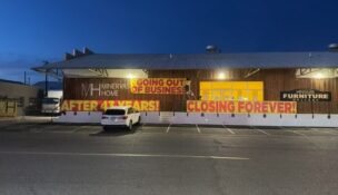 Minerva's Furniture in Turlock, Calif. is going out of business. Photo courtesy of Wahlquist Promotions.