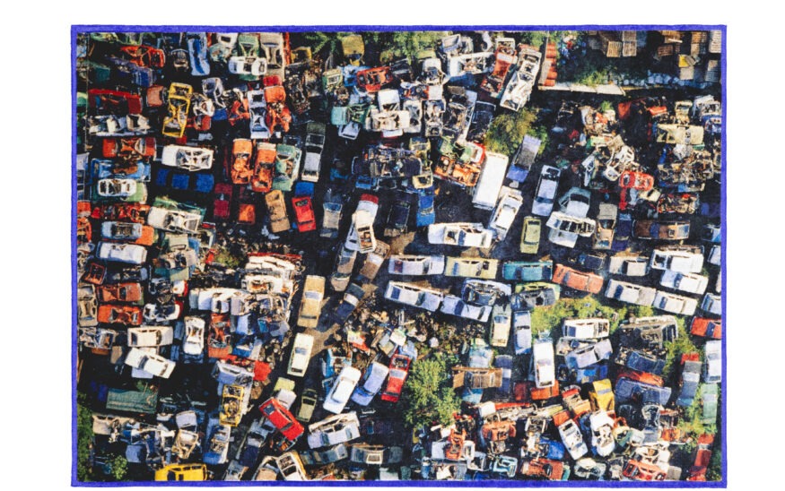 Art beyond the wall: Giannini’s aerial images become rugs
